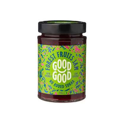 Good Good No Added Sugar Keto Forest Fruits Jam 330g - Sweet Victory Products Ltd
