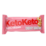 KetoKeto Cherry Bakewell Low Carb No Added Sugar Biscuit Bar 50g - Sweet Victory Products Ltd