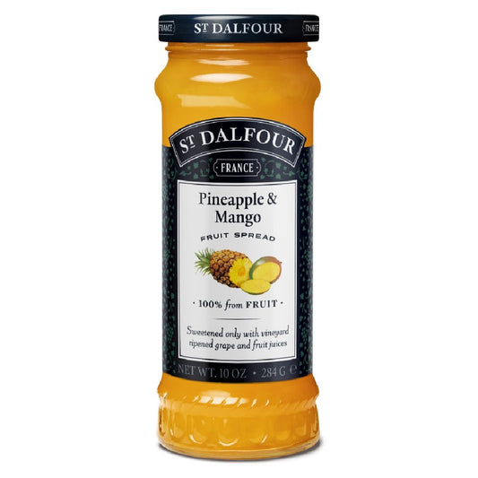 St. Dalfour Pineapple and Mango Preserve Fruit Spread - Sweet Victory Products Ltd