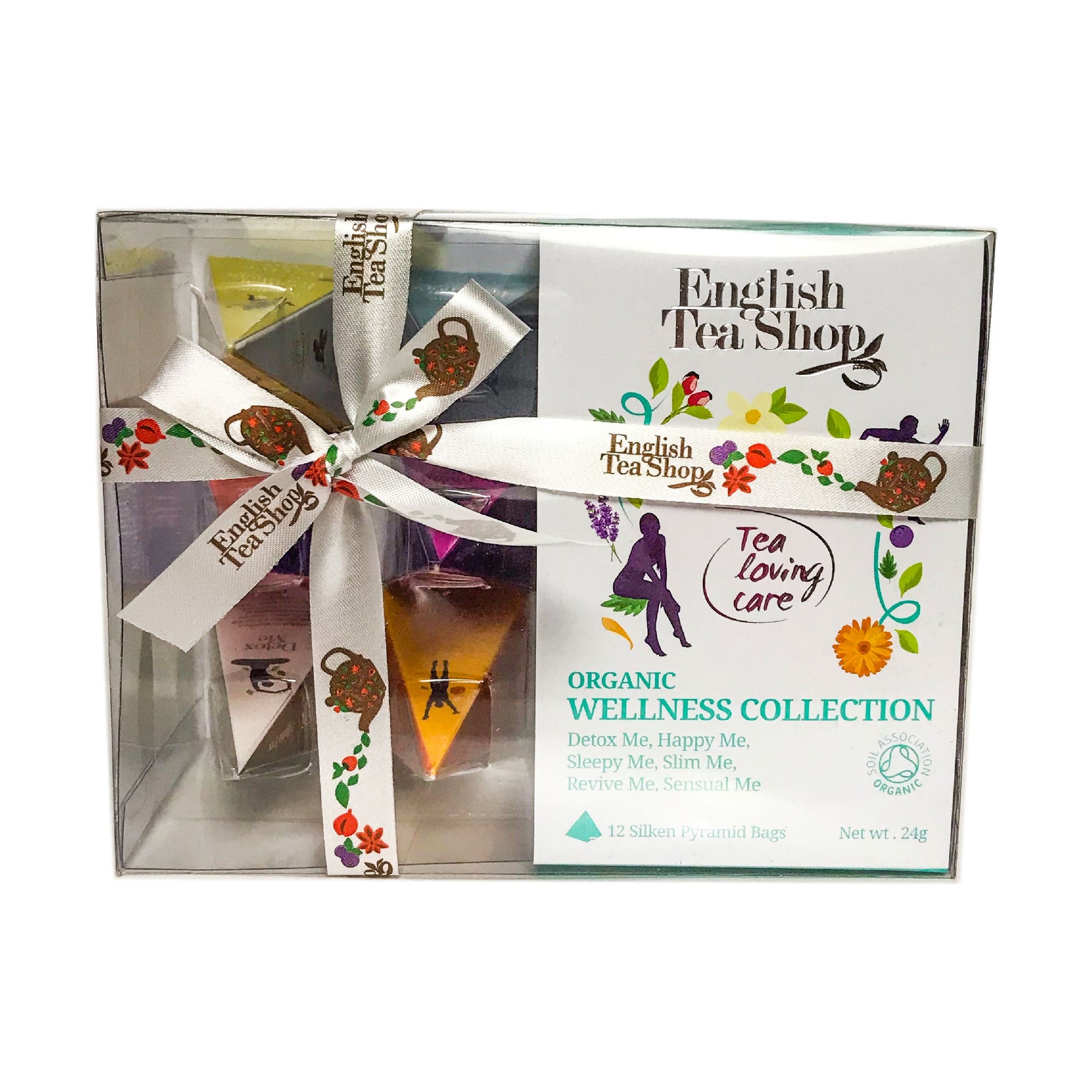 English Tea Shop Organic Wellness Collection Prism Teas 12x24g - Sweet Victory Products Ltd