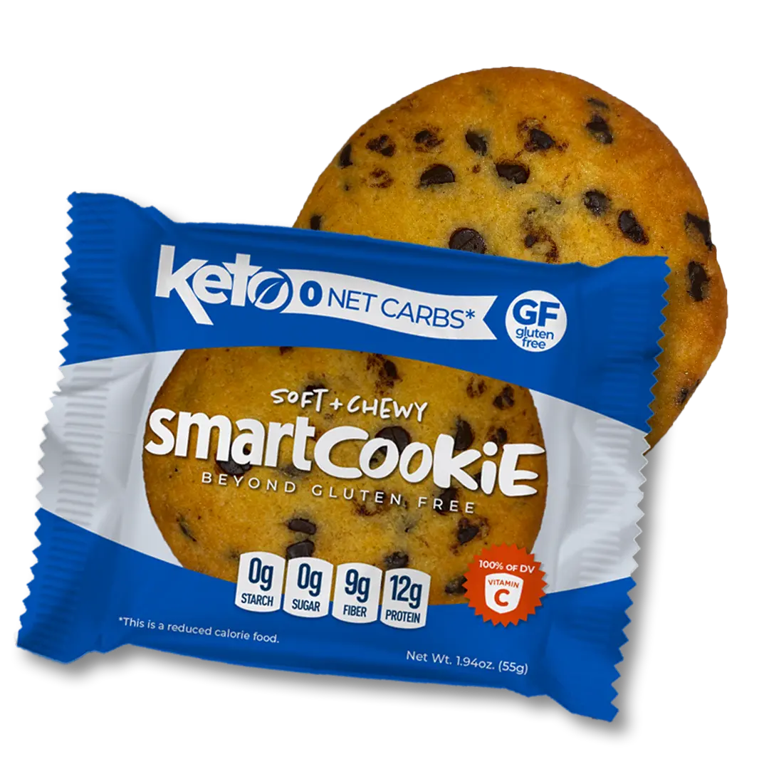 SmartCookies&trade; Sugar Free, Gluten Free Soft Choc Chip Cookie 55g - Sweet Victory Products Ltd