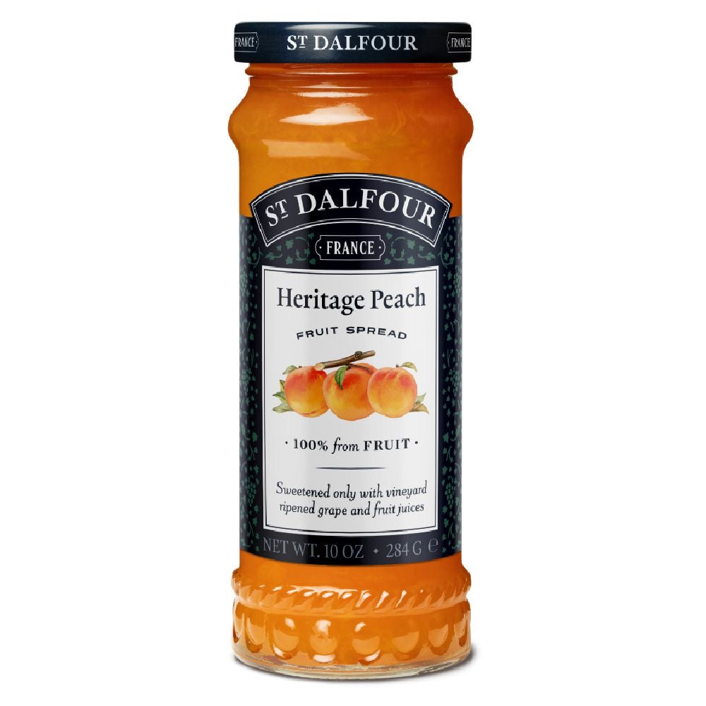 St. Dalfour Golden Peach Preserve No Added Sugar Jam - Sweet Victory Products Ltd
