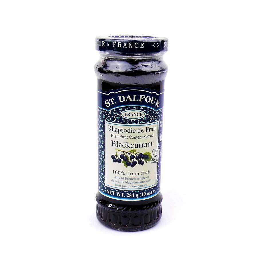 St. Dalfour Blackcurrant Preserve Spread - Sweet Victory Products Ltd