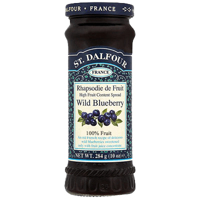 St. Dalfour Wild Blueberry Fruit Spread - Sweet Victory Products Ltd