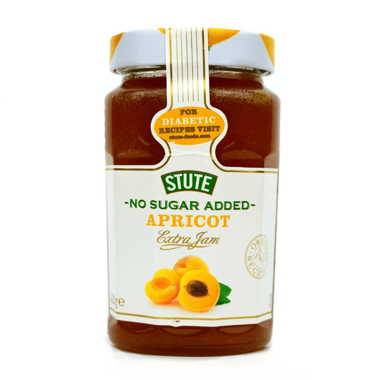 Stute No Added Sugar Apricot Extra Jam 430g - Sweet Victory Products Ltd