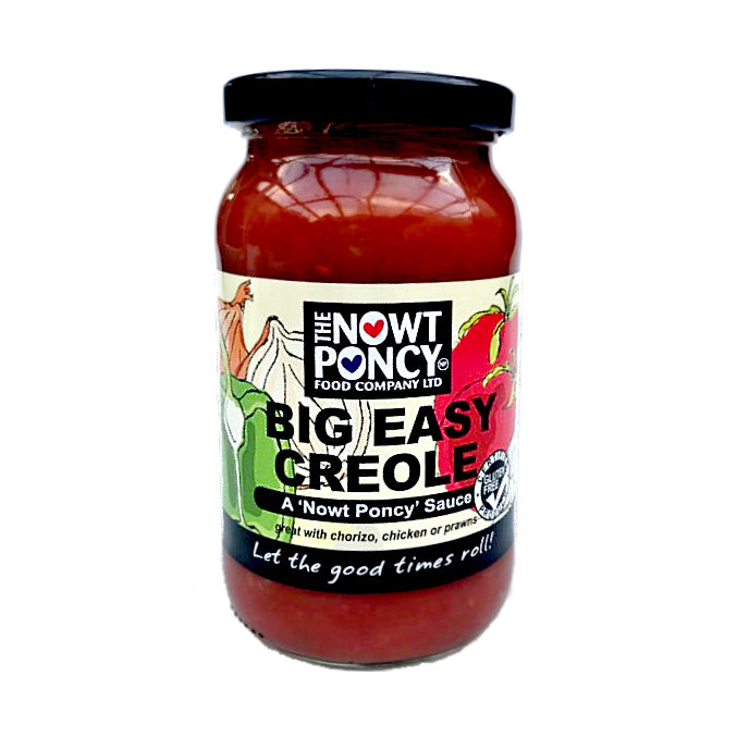 Nowt Poncy Big Easy Creole Sauce 350g - Sweet Victory Products Ltd