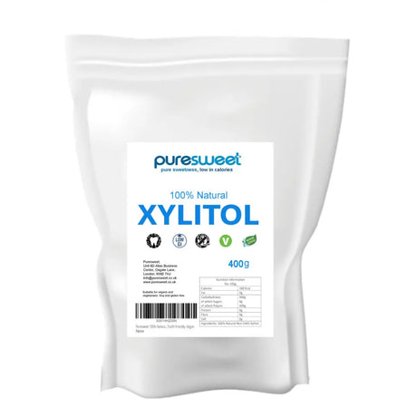 Puresweet Natural Xylitol Sugar Free Alternative Sweetener 400g - Sweet Victory Products Ltd