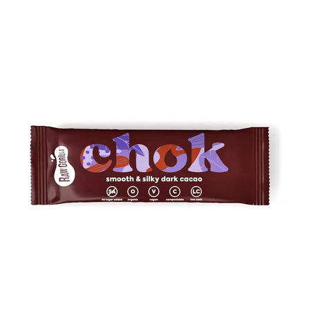 Raw Gorilla Smooth &amp; Silky Dark Chok Chocolate 35g - Sweet Victory Products Ltd