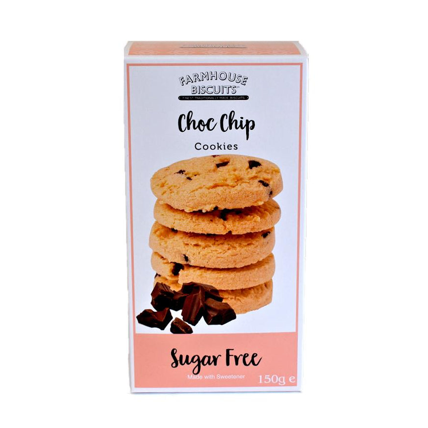 Sugar Free Chocolate Chip Cookie Shorties Biscuits 150g - Sweet Victory Products Ltd