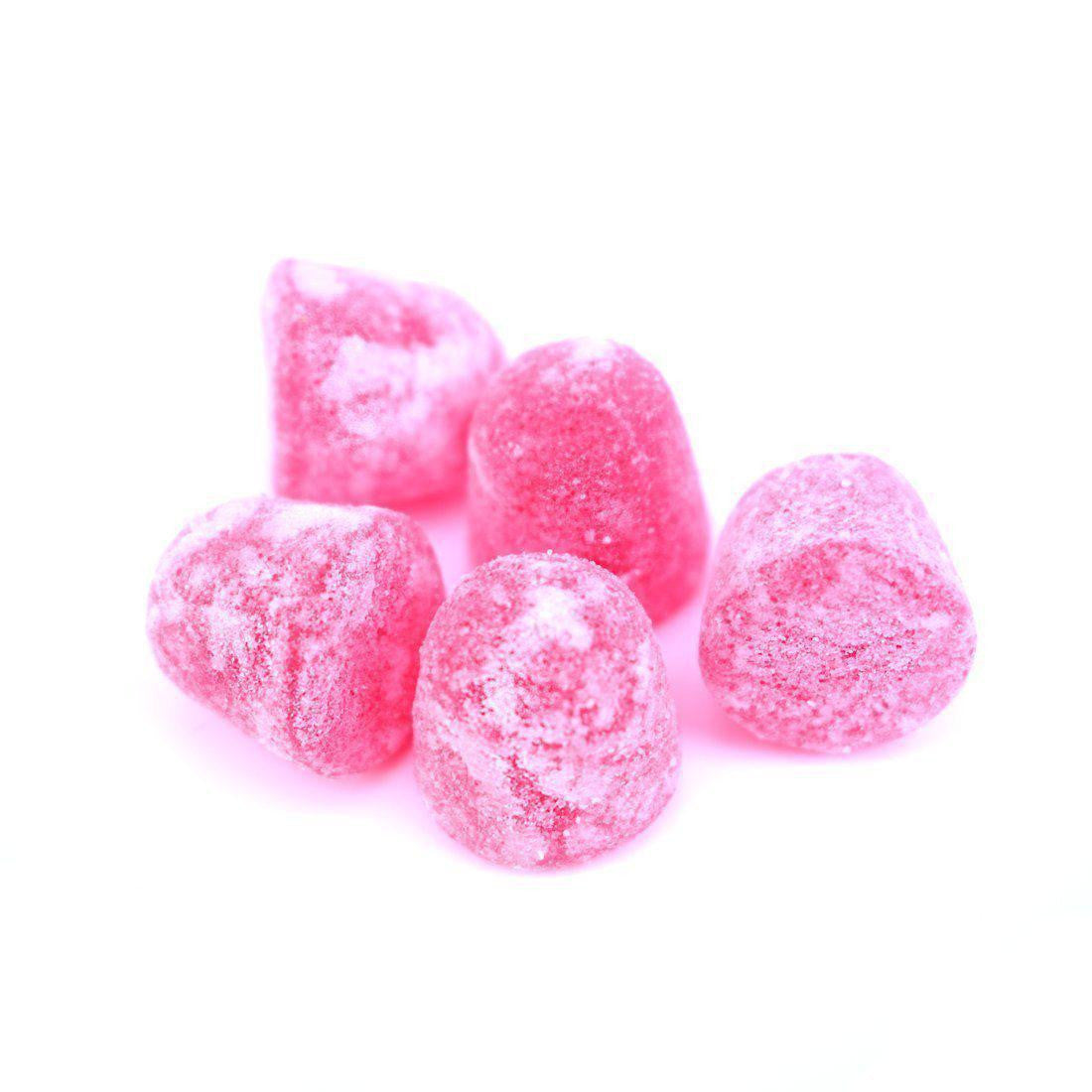 de Bron Sugar Free Raspberry Gum Drops Sweets 200g - Sweet Victory Products Ltd