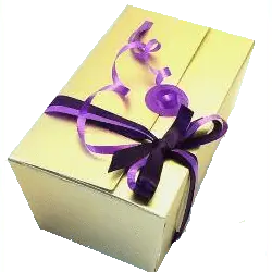 Sugar free pick and mix sweet gold ballotin gift box - Sweet Victory Products Ltd