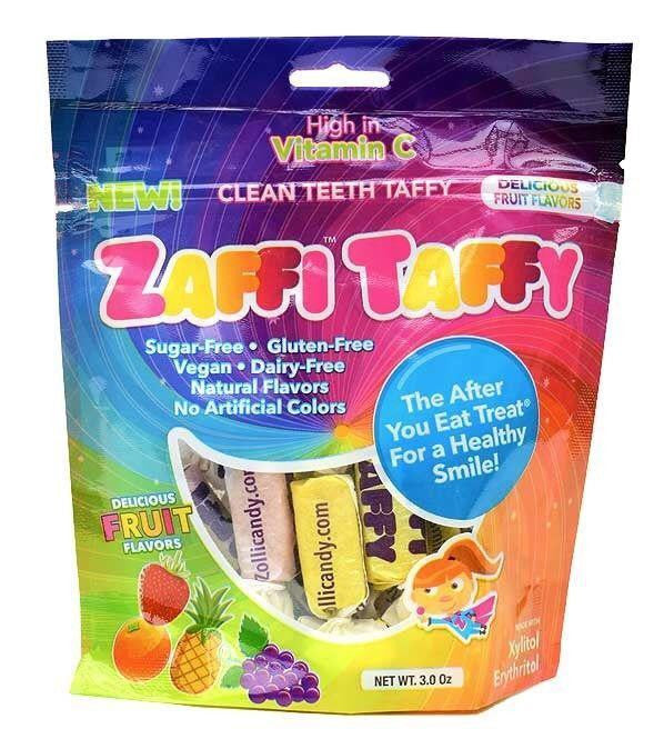 Zaffi Taffy Sugar Free Fruit Chews With Xylitol 100g - Sweet Victory Products Ltd