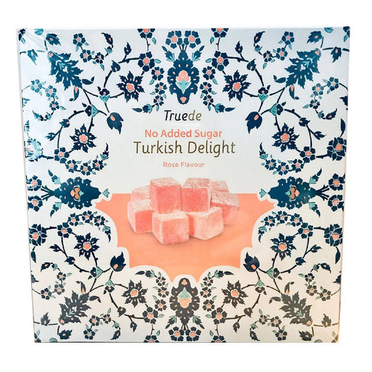 Truede No Added Sugar Rose Turkish Delight 110g - Sweet Victory Products Ltd